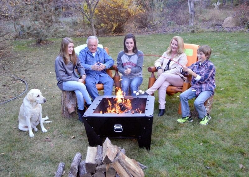 family campfire fun with Firebuggz