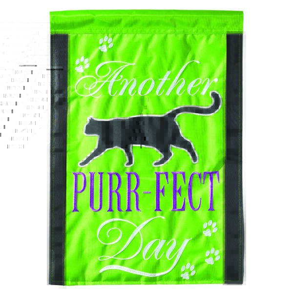 Another Purrfect Day Garden Flag